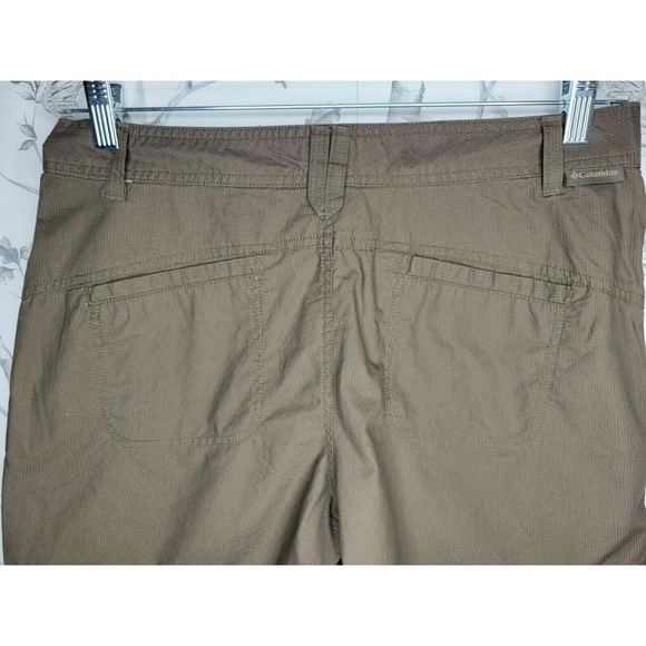 COLUMBIA XCO Shorts Brown Hiking Outer Sportswear Lightweight Cotton - Picture 4 of 5